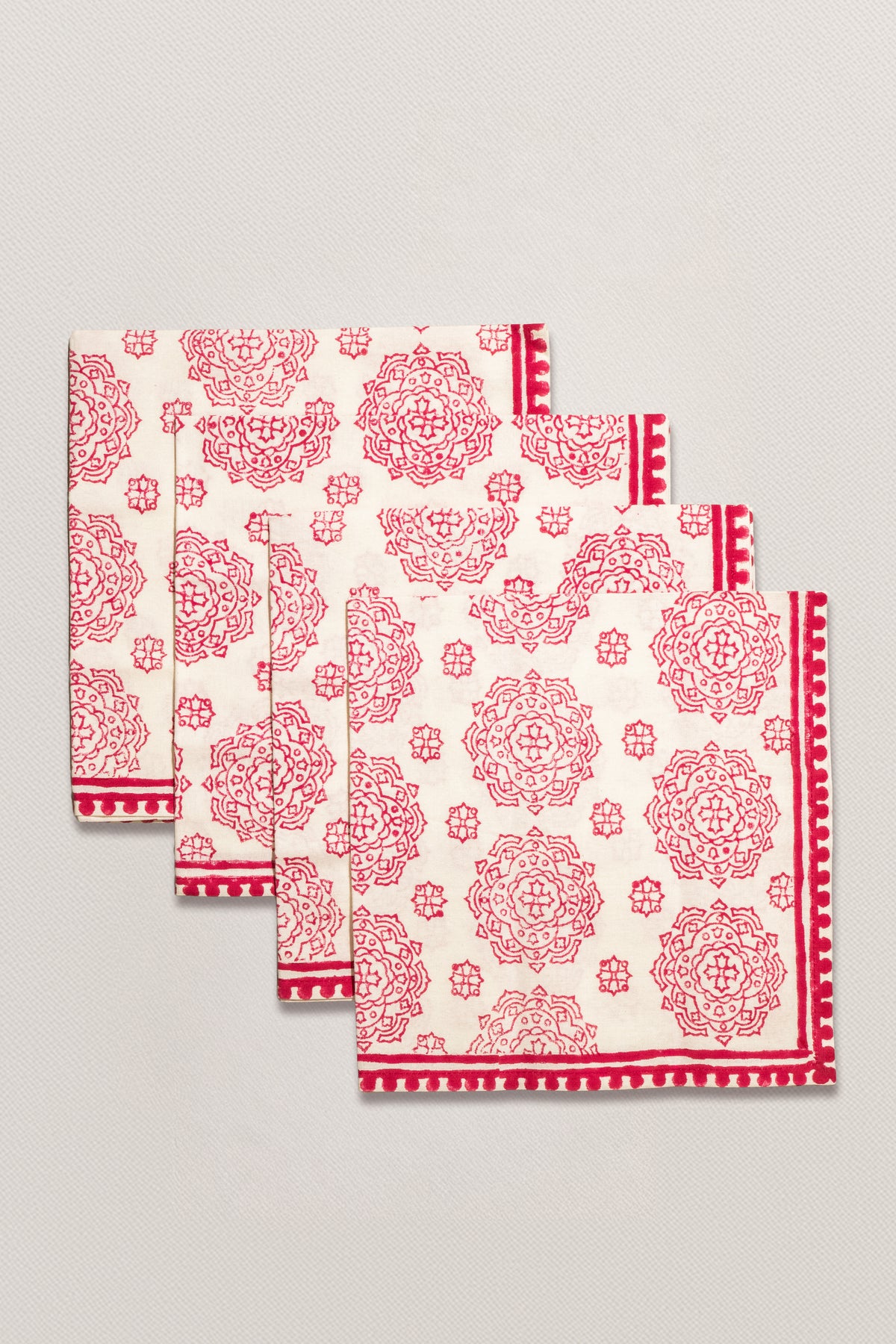 Serviettes - Tulip Wheels (Pomegranate)