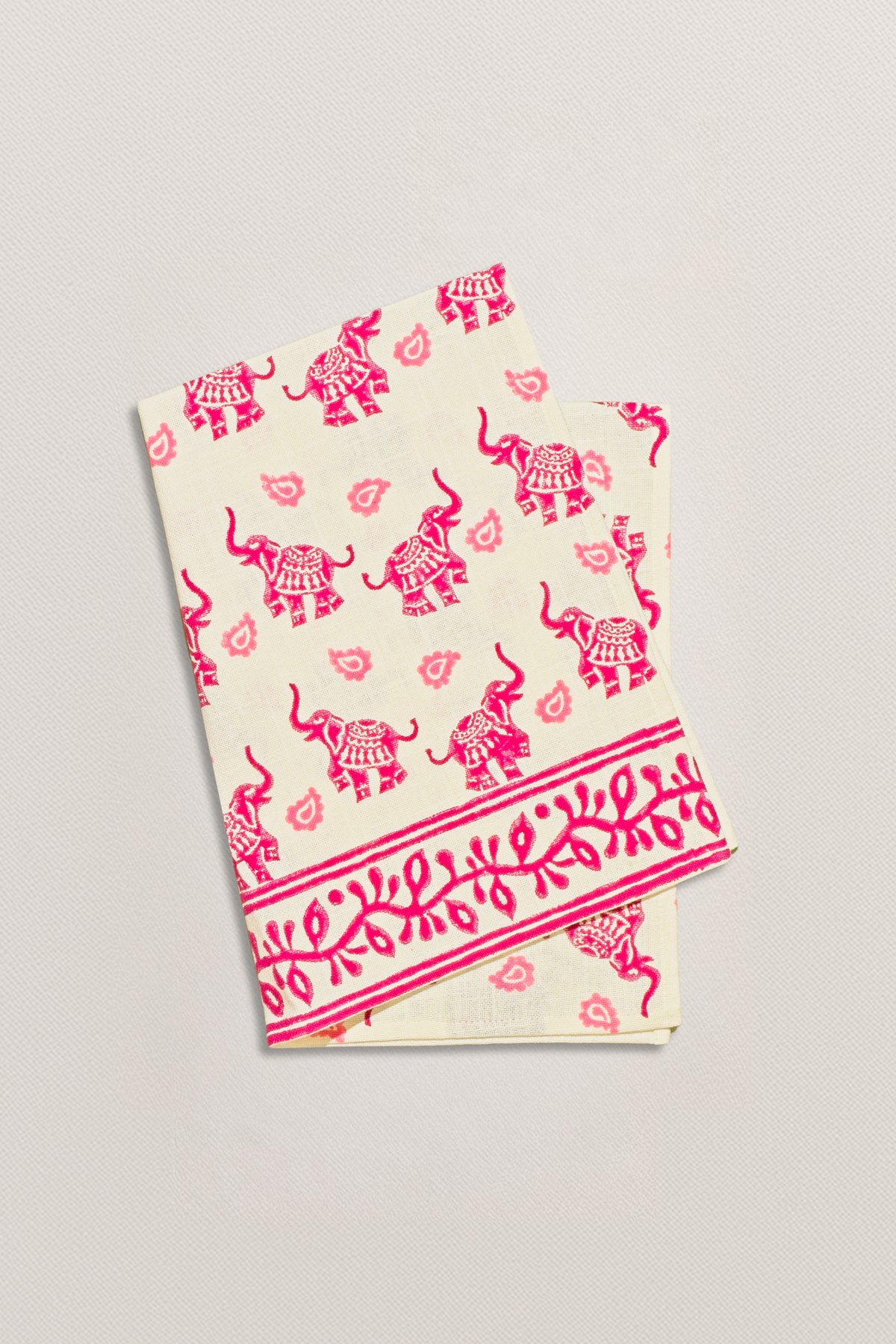 Happy Elephants (Pomegranate/Rose)
